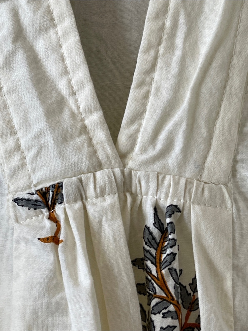 Mes Filles Sadie Caftan Boho Dress Botanical print - Picture 5 of 12